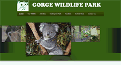 Desktop Screenshot of gorgewildlifepark.com.au
